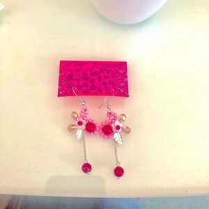 Darling new Betsy Johnson flower earrings